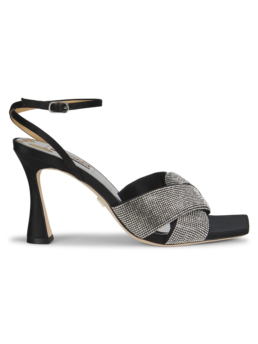 Women's Brinlee 75MM Embellished Stiletto Heel Sandals - Black - Size