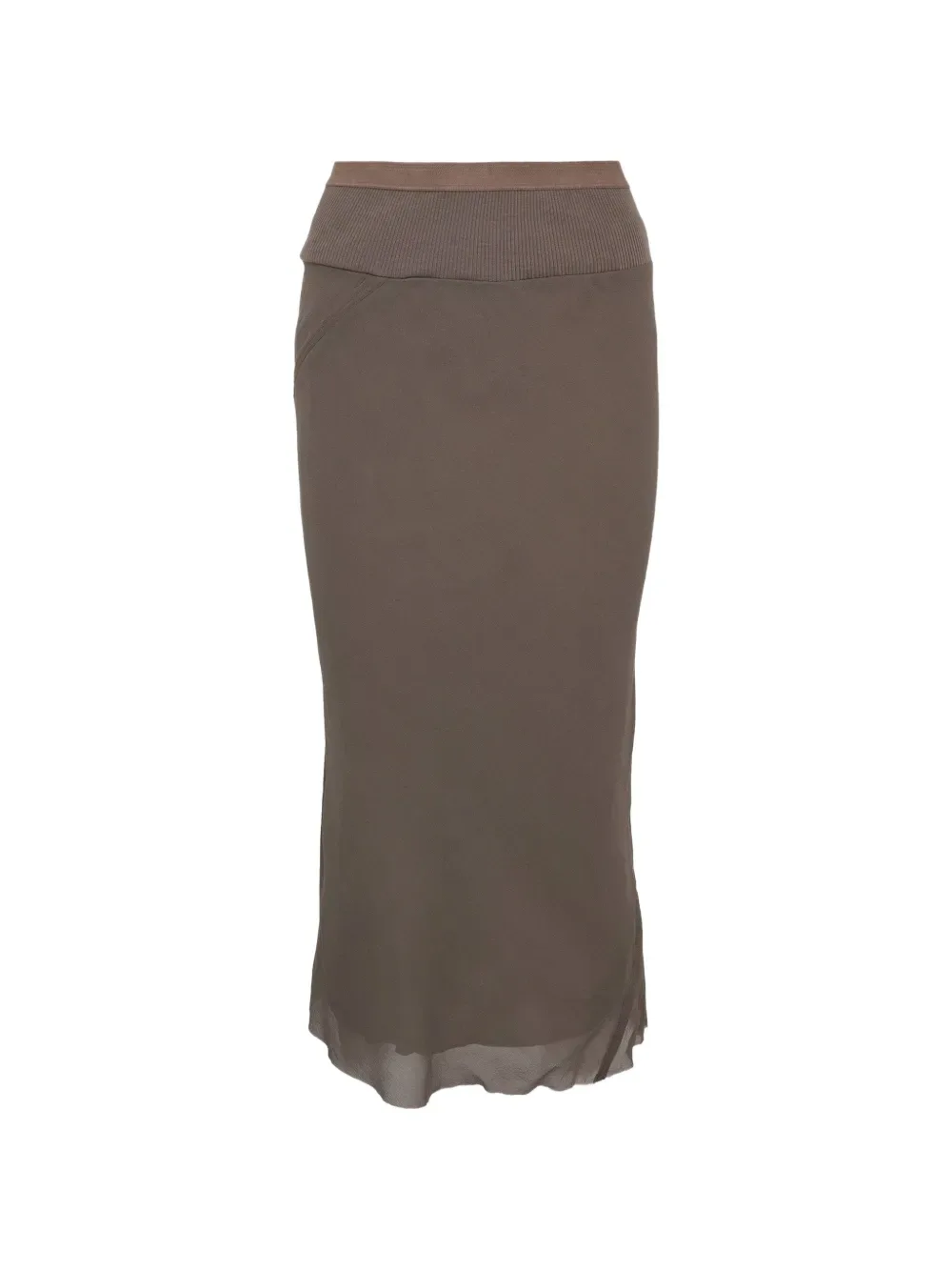 Knee Bias Midi Skirt