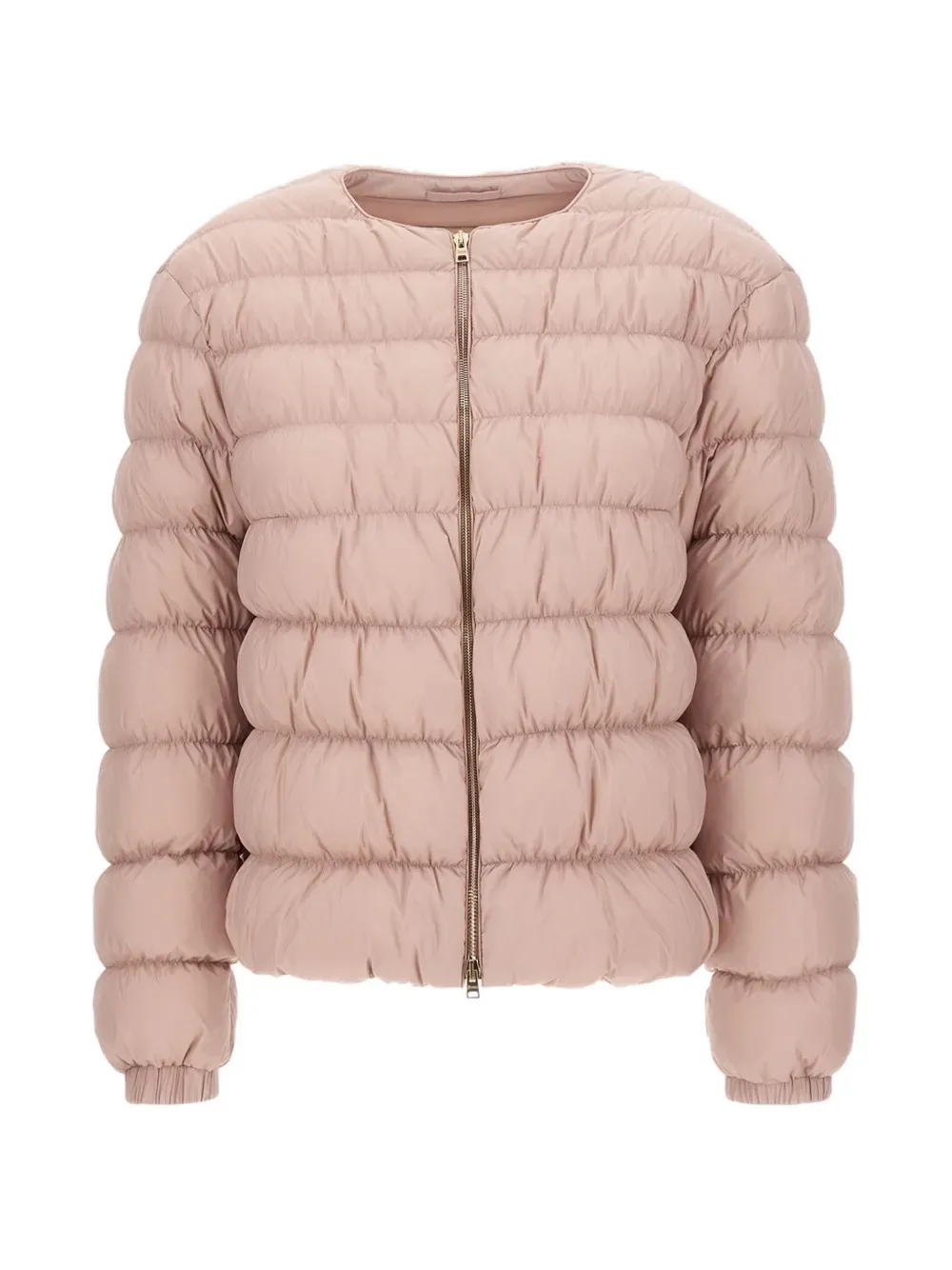 Collarless Padded Jacket
