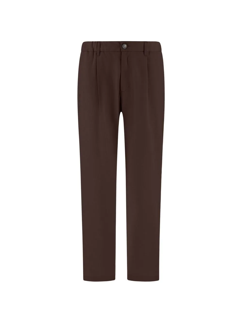 Pleat-Detail Trousers by Herno