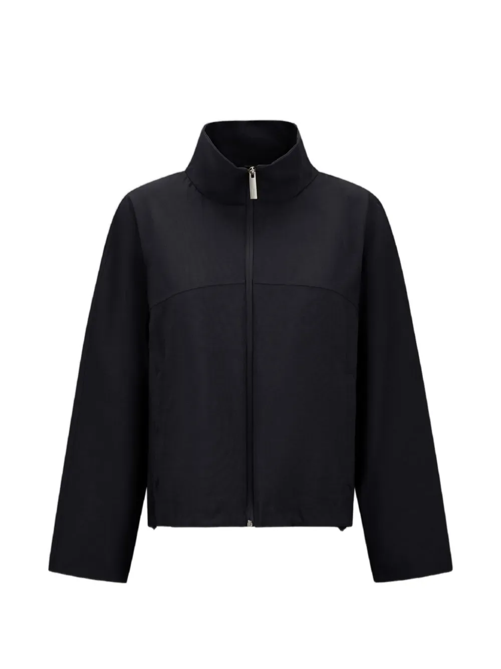 High Neck Logo Jacket