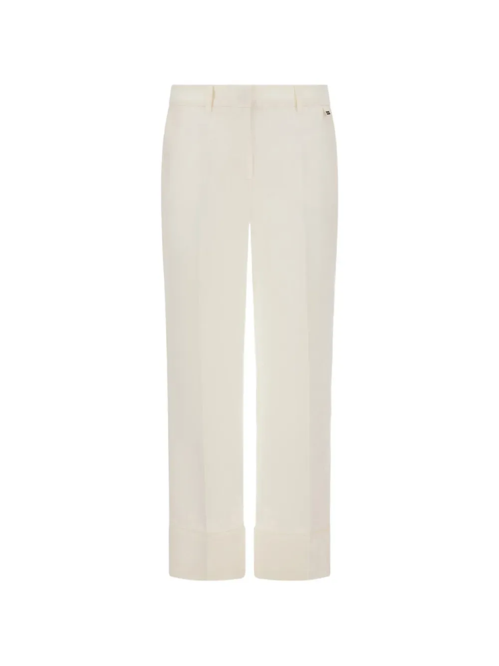 Pressed Crease Turn-Ups Trousers