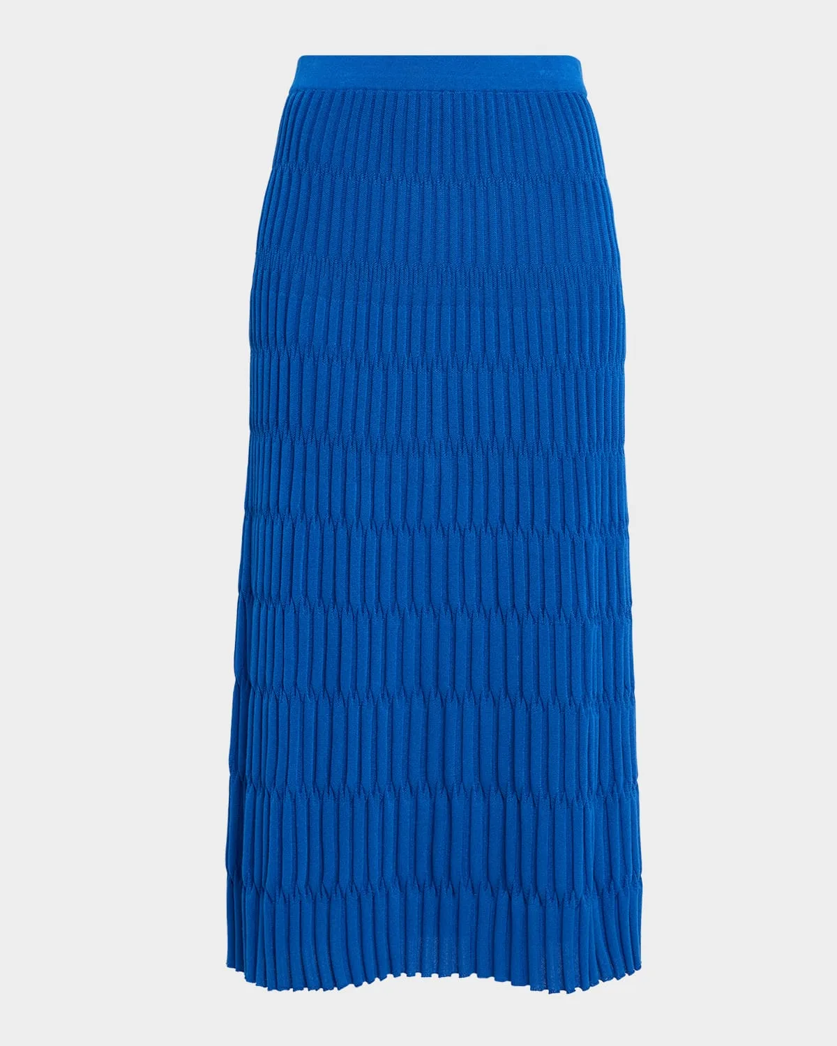 Raised Geometric Soft Knit Maxi Skirt