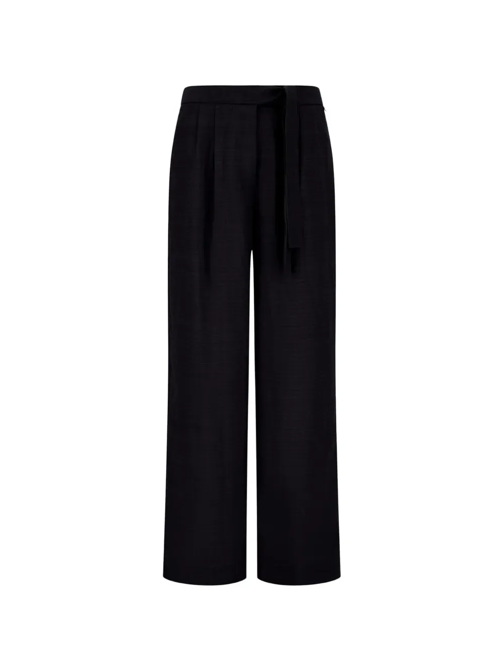 Textured-Finish Trousers