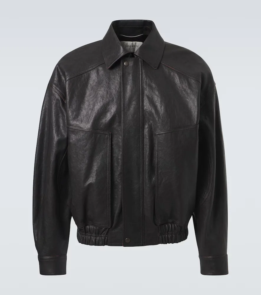 Veste Blouson En Cuir