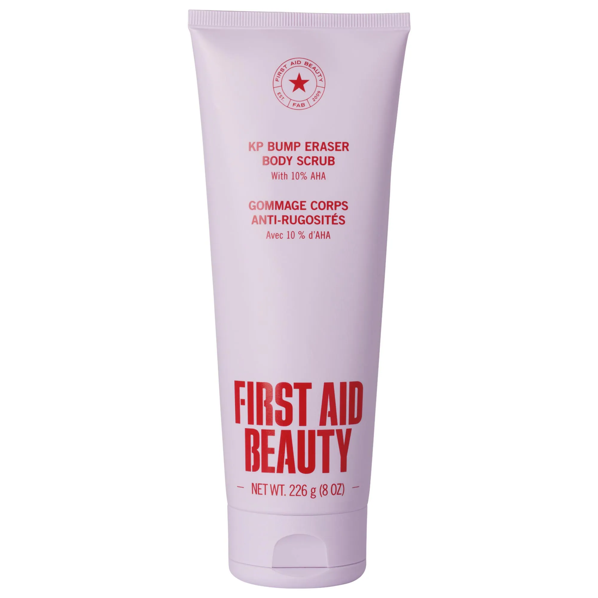 KP Bump Eraser Body Scrub with 10% AHA - Body Exfoliant for Keratosis Pilaris Toasted Coconut 8.0 oz/226 G by First Aid Beauty