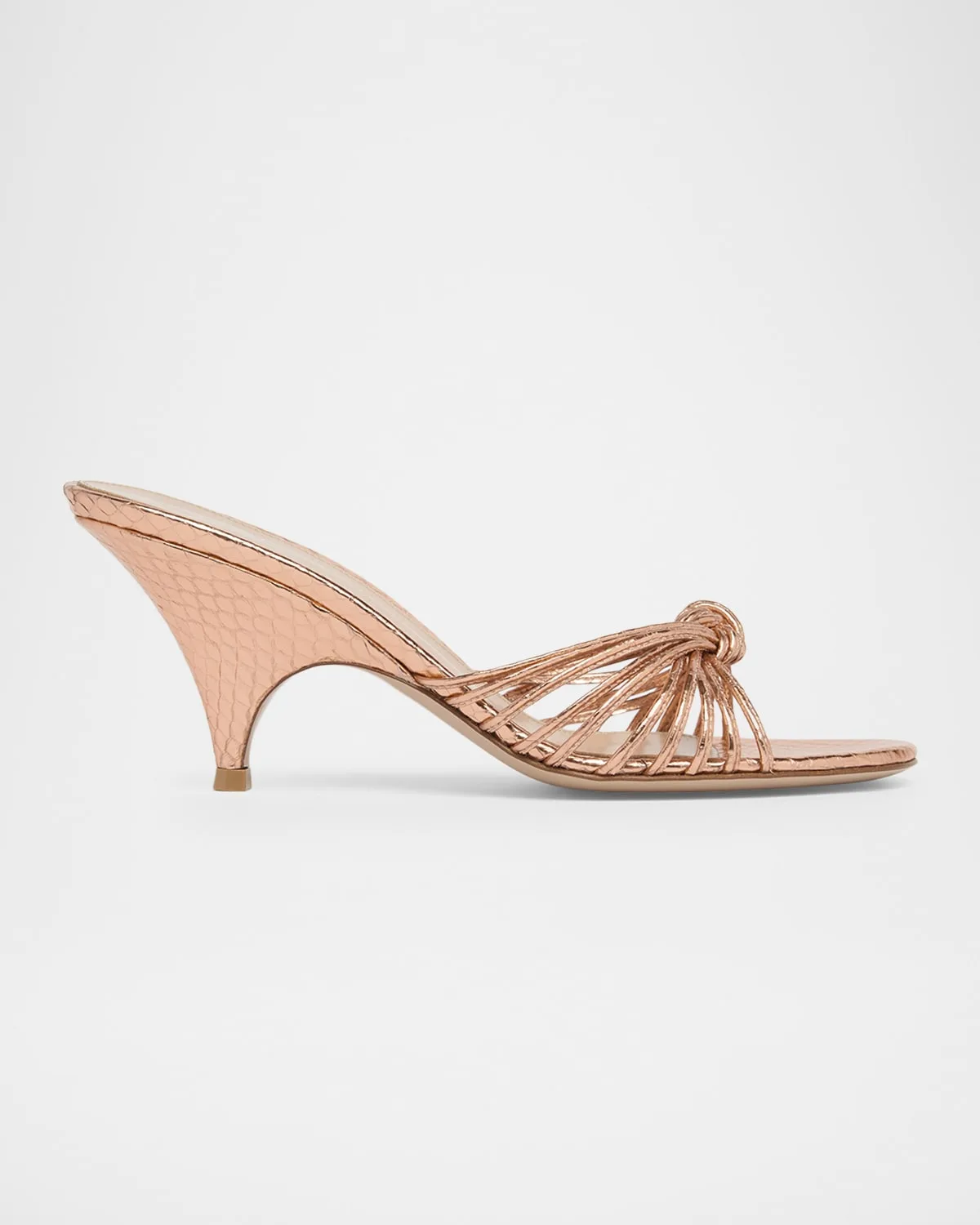95MM Metallic Sandals