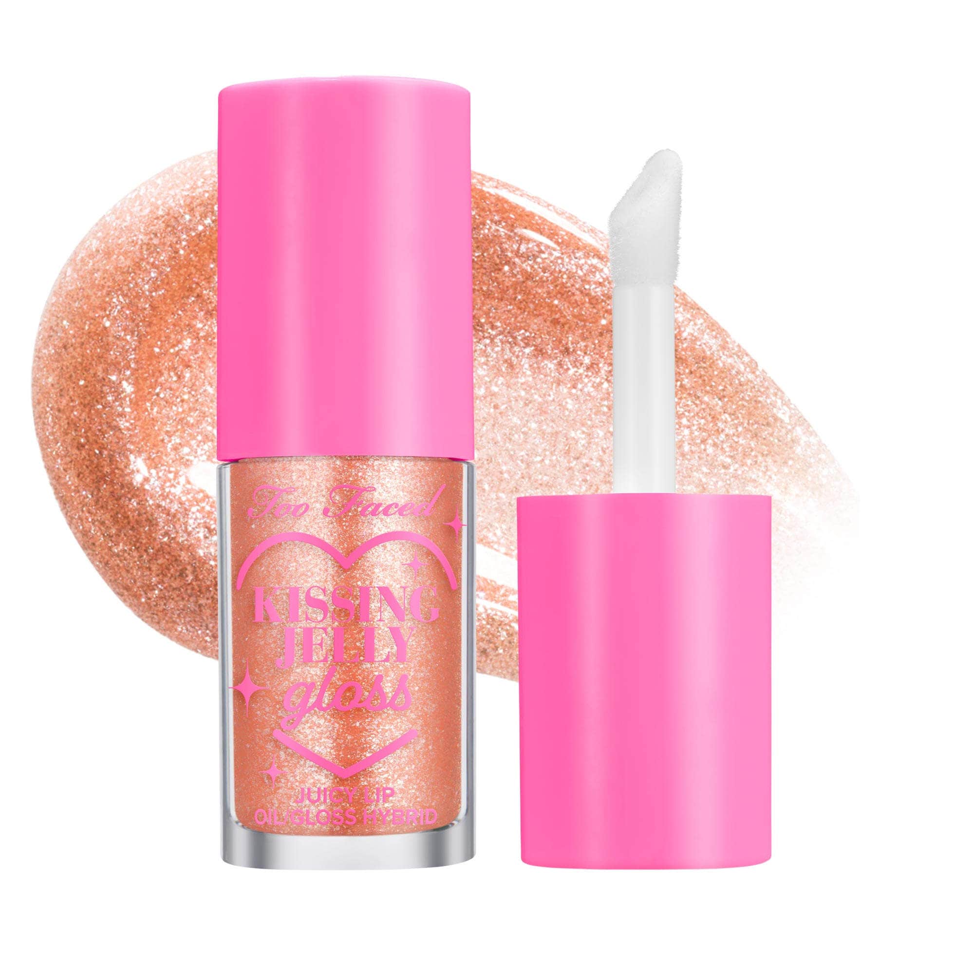 Kissing Jelly Non-Sticky Lip Oil Gloss Candy Necklace 0.15 oz/4 mL by Too Faced
