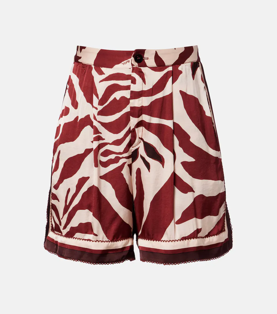 Short Isabelle Imprimé En Satin
