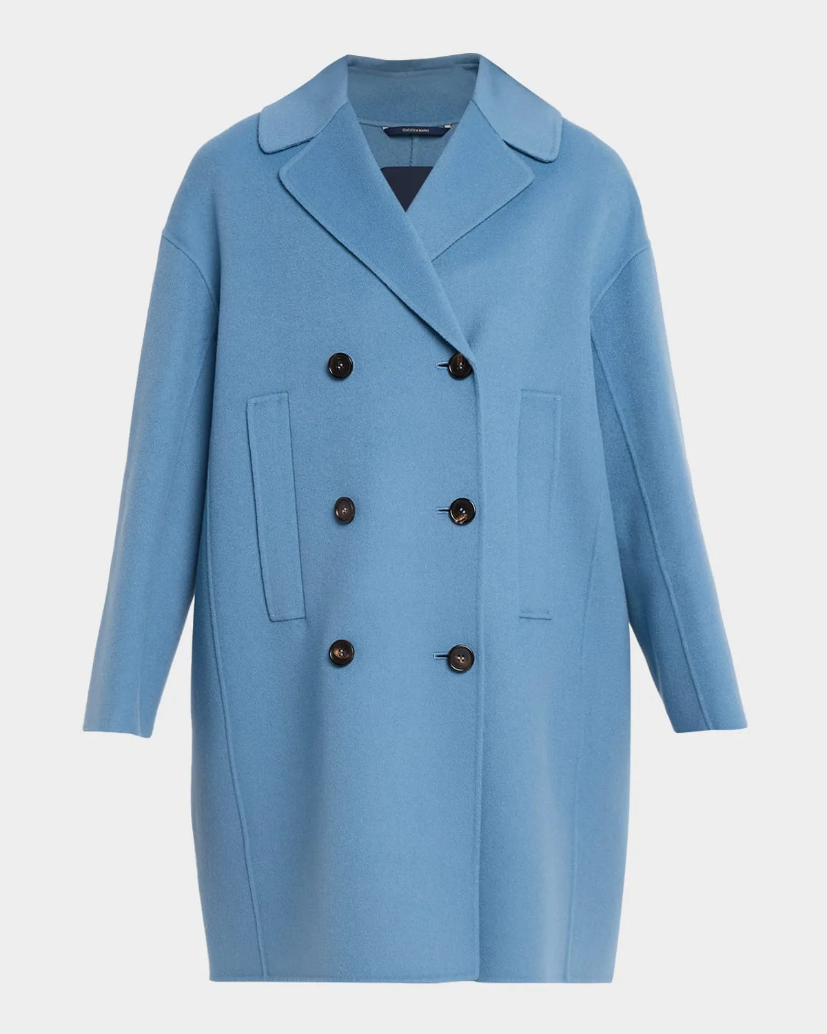 Wool Broadcloth Midi Coat