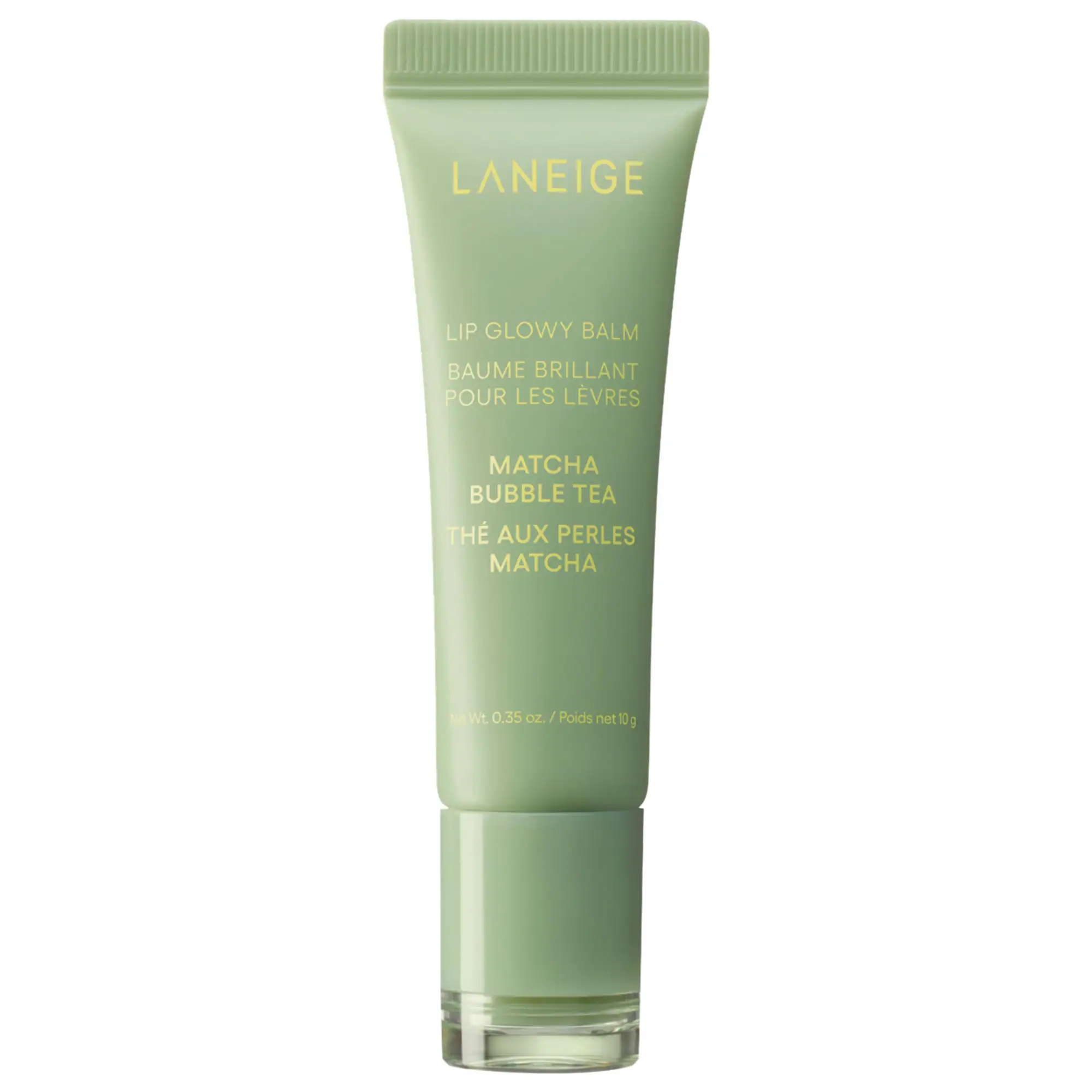 Lip Glowy Balm Lightweight Hydration Lip Treatment with Shea Butter Acai Mango Smoothie 0.35 oz/10 G by LANEIGE