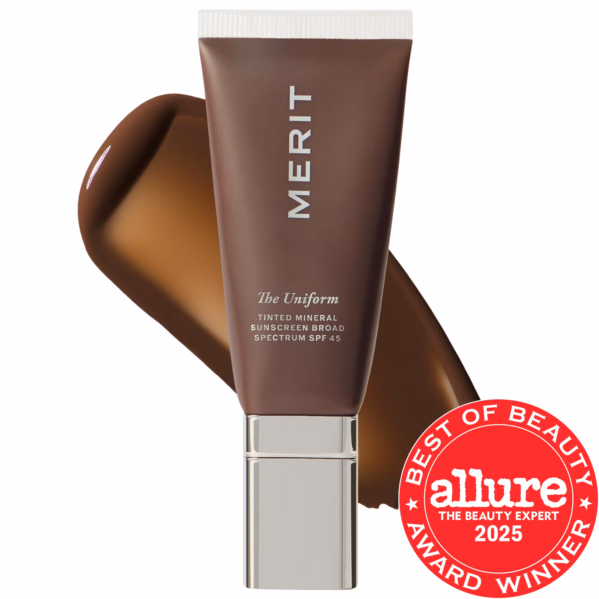 The Uniform Tinted Mineral Sunscreen Broad Spectrum SPF 45 21 1.7 oz/50ml by MERIT