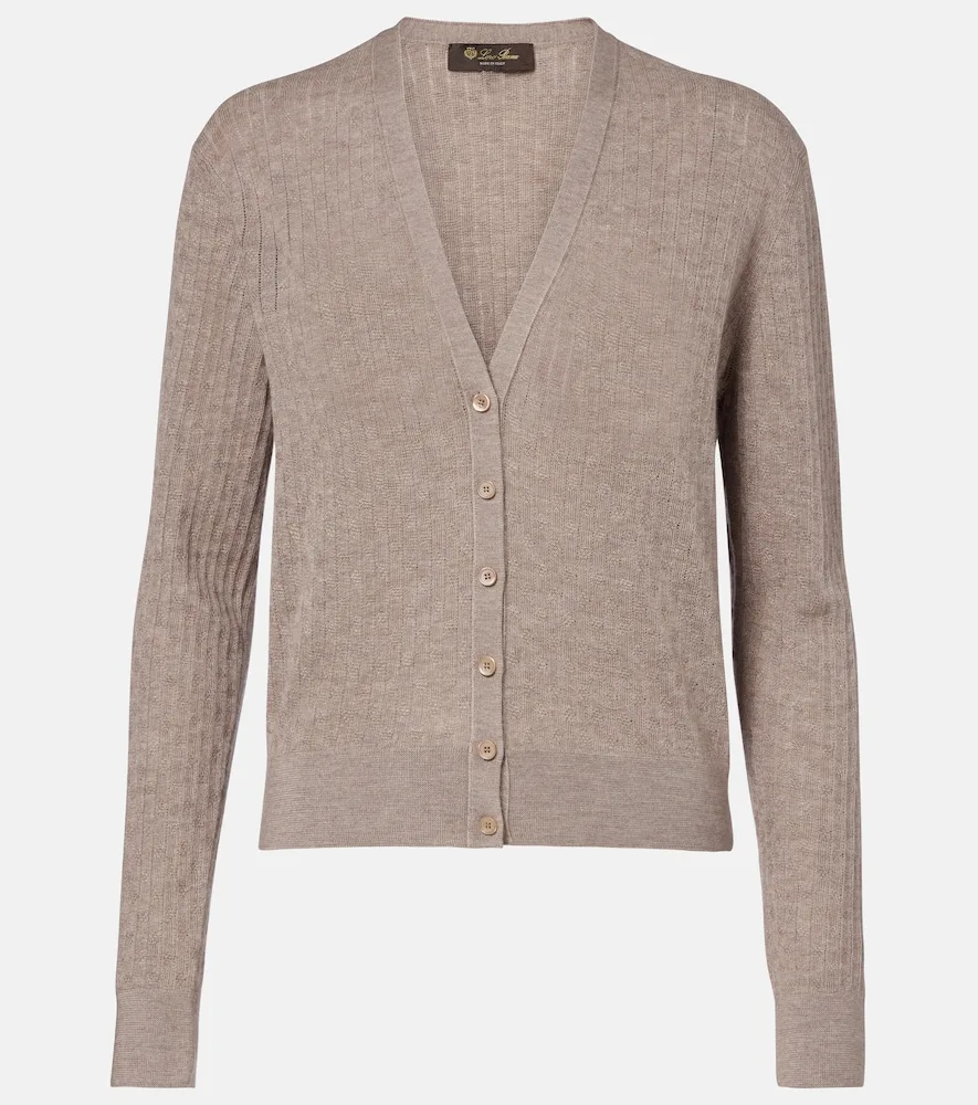 Cardigan En Cachemire Et Soie