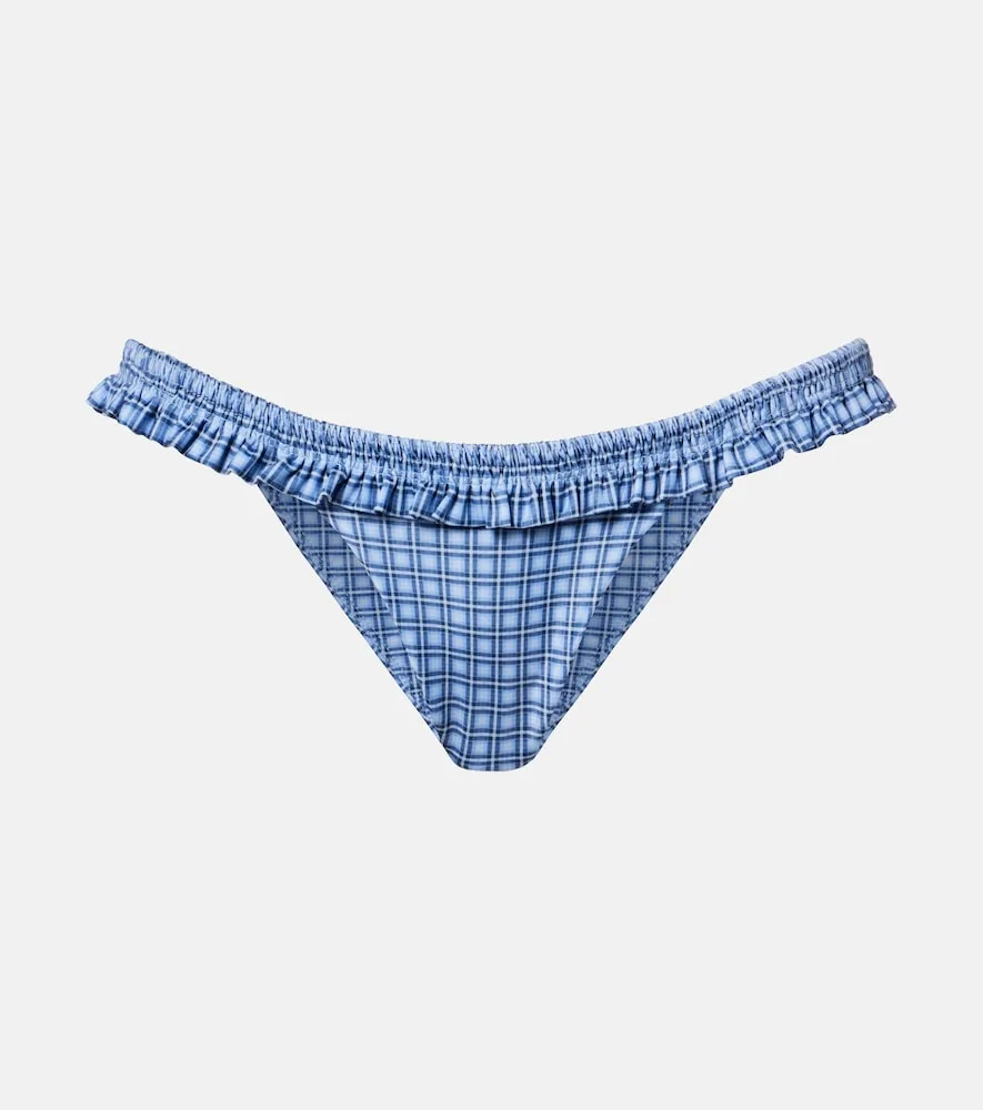 Culotte De Bikini Esterel à Carreaux
