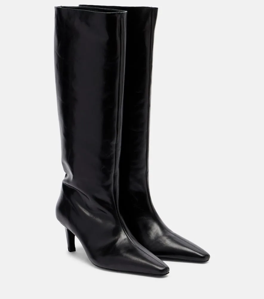 Bottes Cave En Cuir
