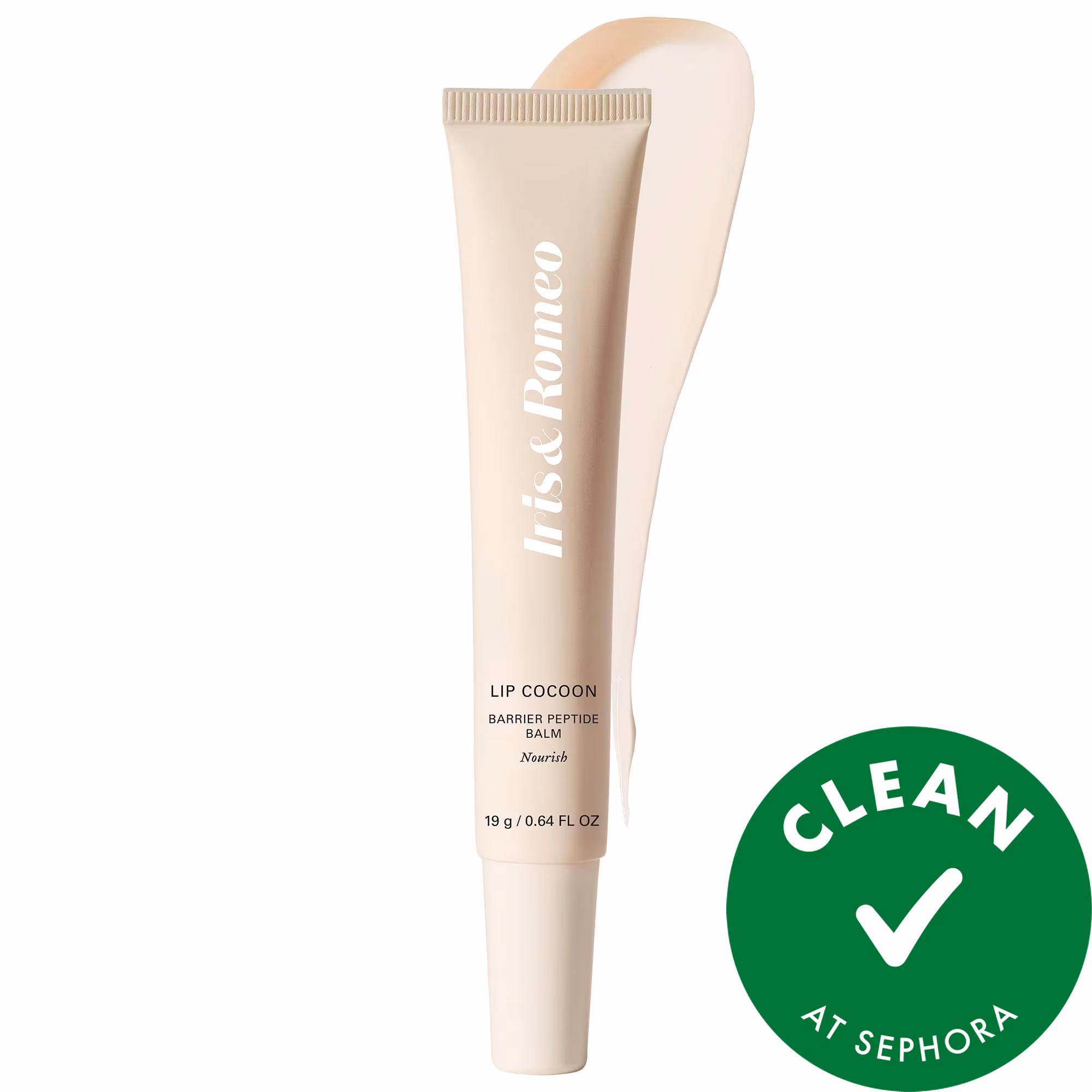 Lip Cocoon Hydrating Barrier Repair Lip Balm with Peptides Freedom 0.5 oz/15 G by Iris & Romeo