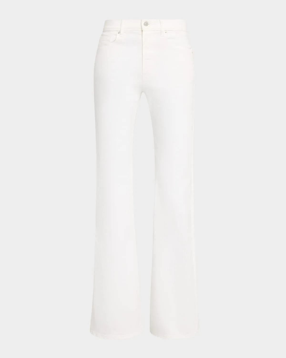 Crosbie Mid-Rise Slim Wide-Leg Jeans