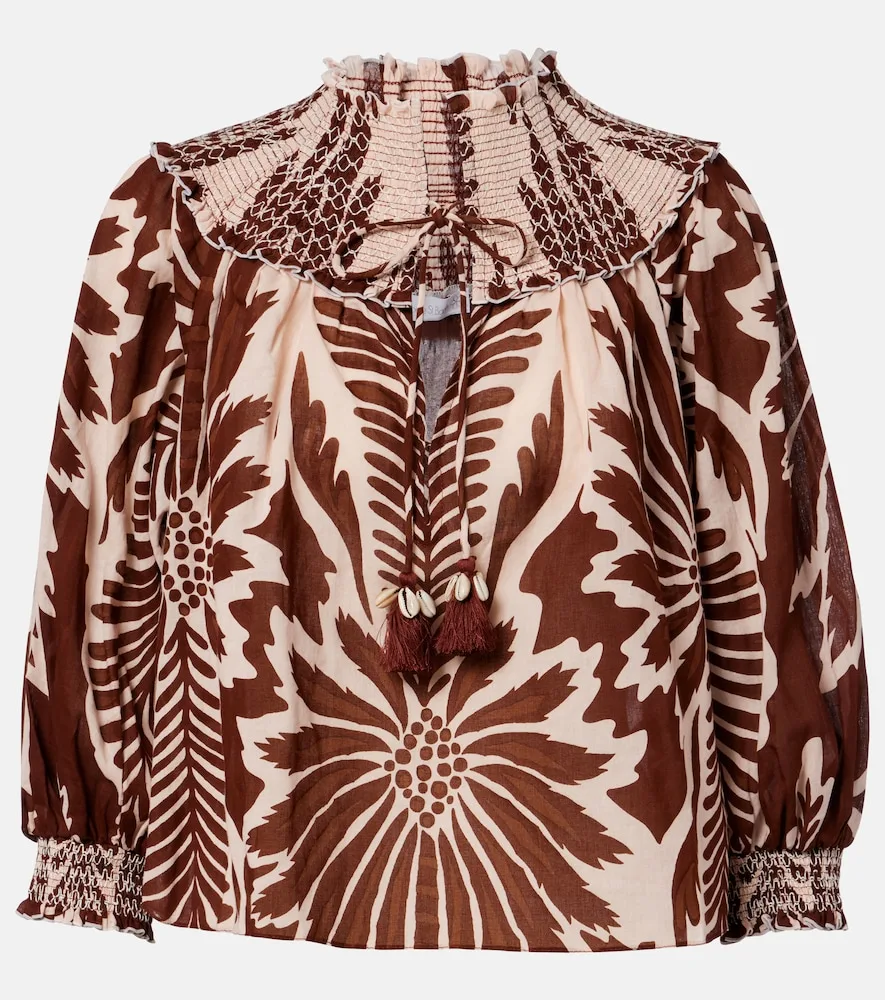 Blouse Ysee Imprimée En Coton