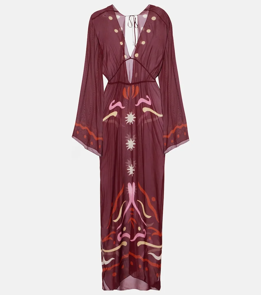 Robe Longue Odele Imprimée