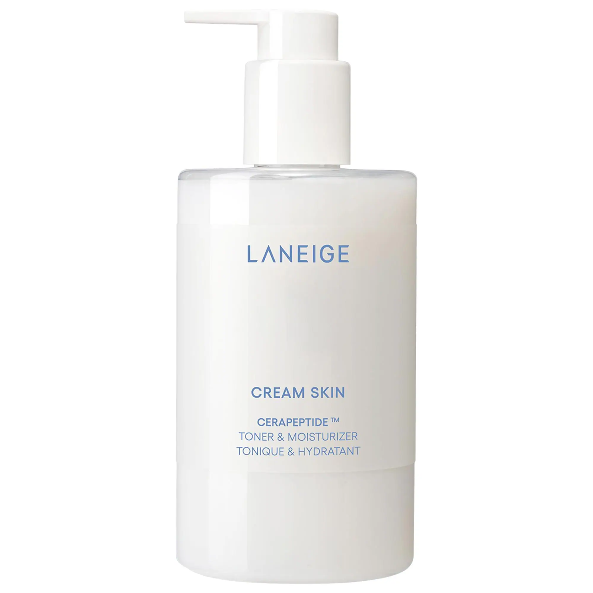 Cream Skin Milky Toner with Ceramides & Peptides for Nourishing Hydration 2.71 oz/80 Ml by LANEIGE