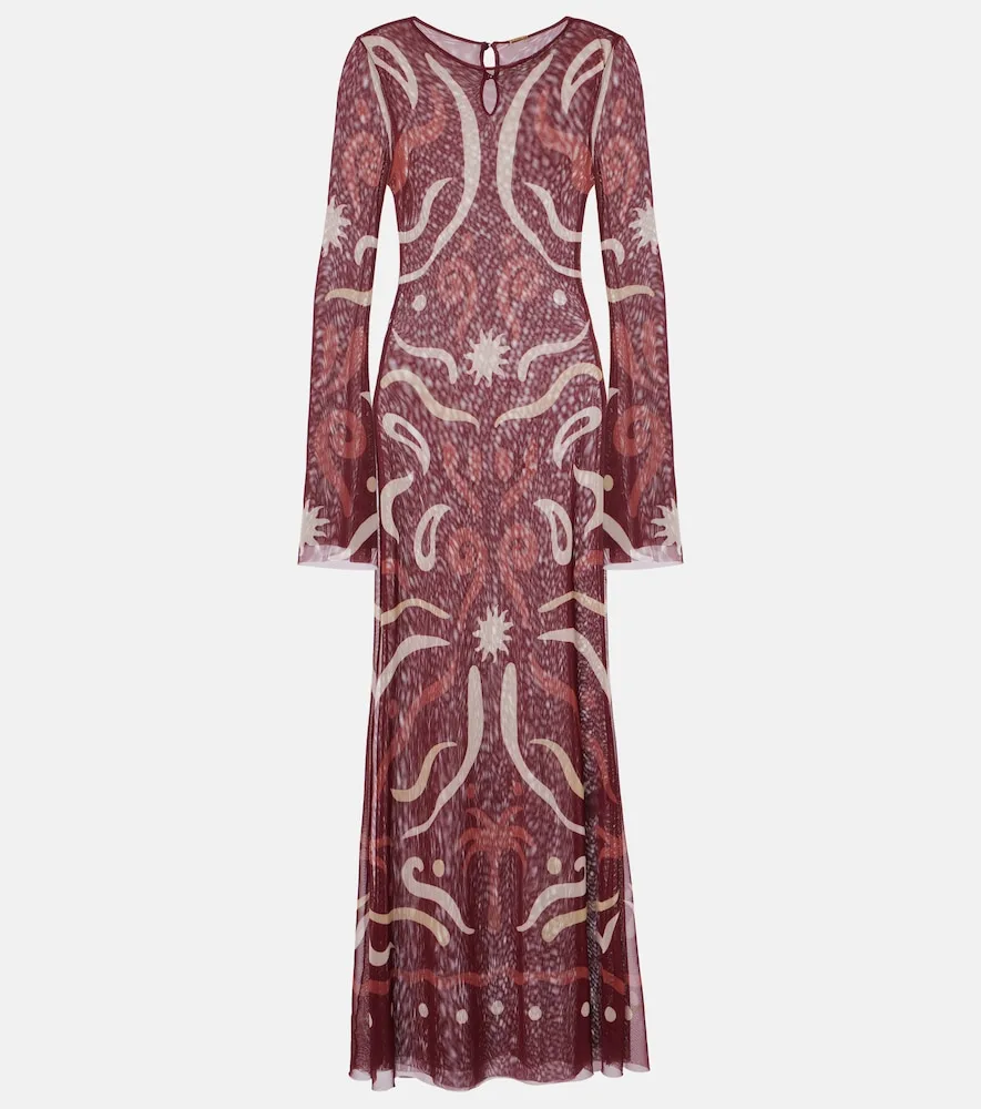 Robe Longue Amay Imprimée