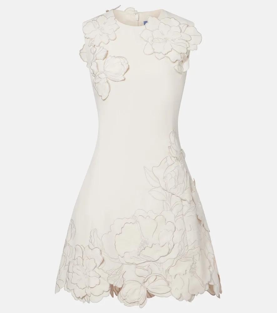 Robe à Appliqués Floraux