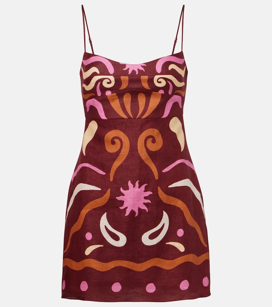 Robe Lucca Imprimée En Lin