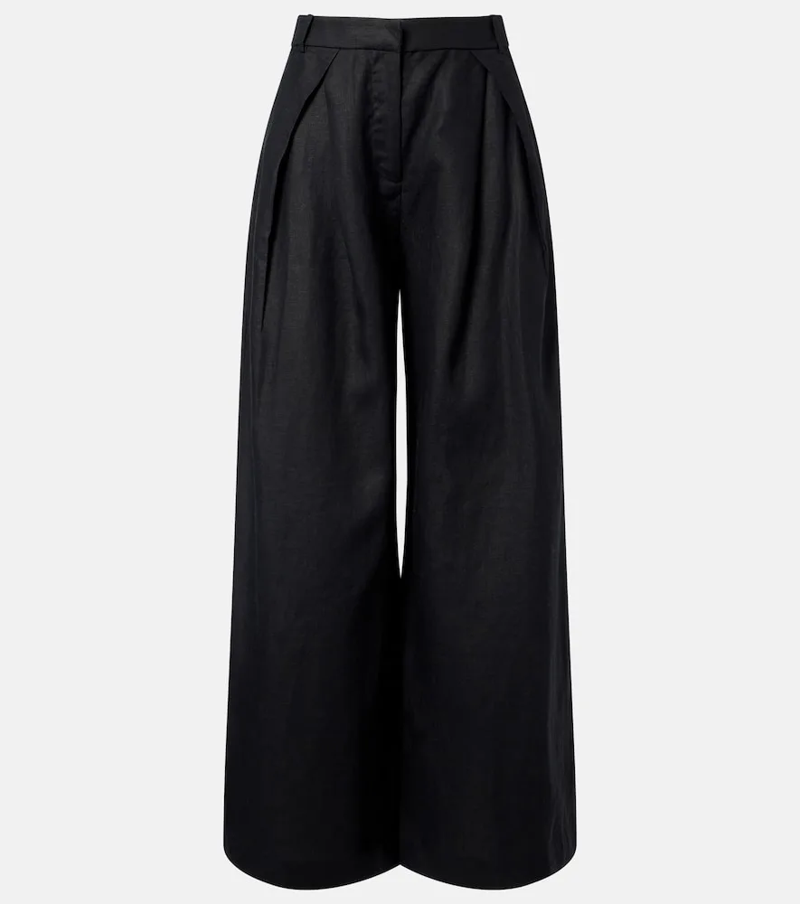 Pantalon Ample Sofia En Lin