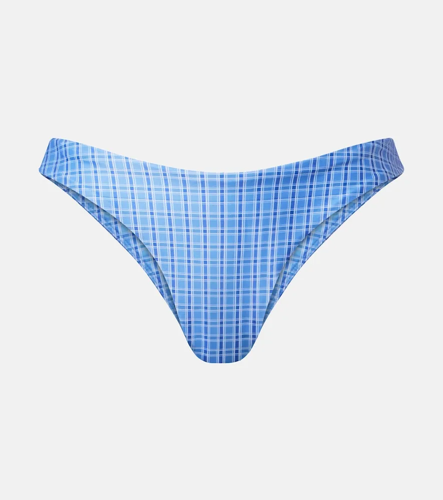 Culotte De Bikini Ombra à Carreaux