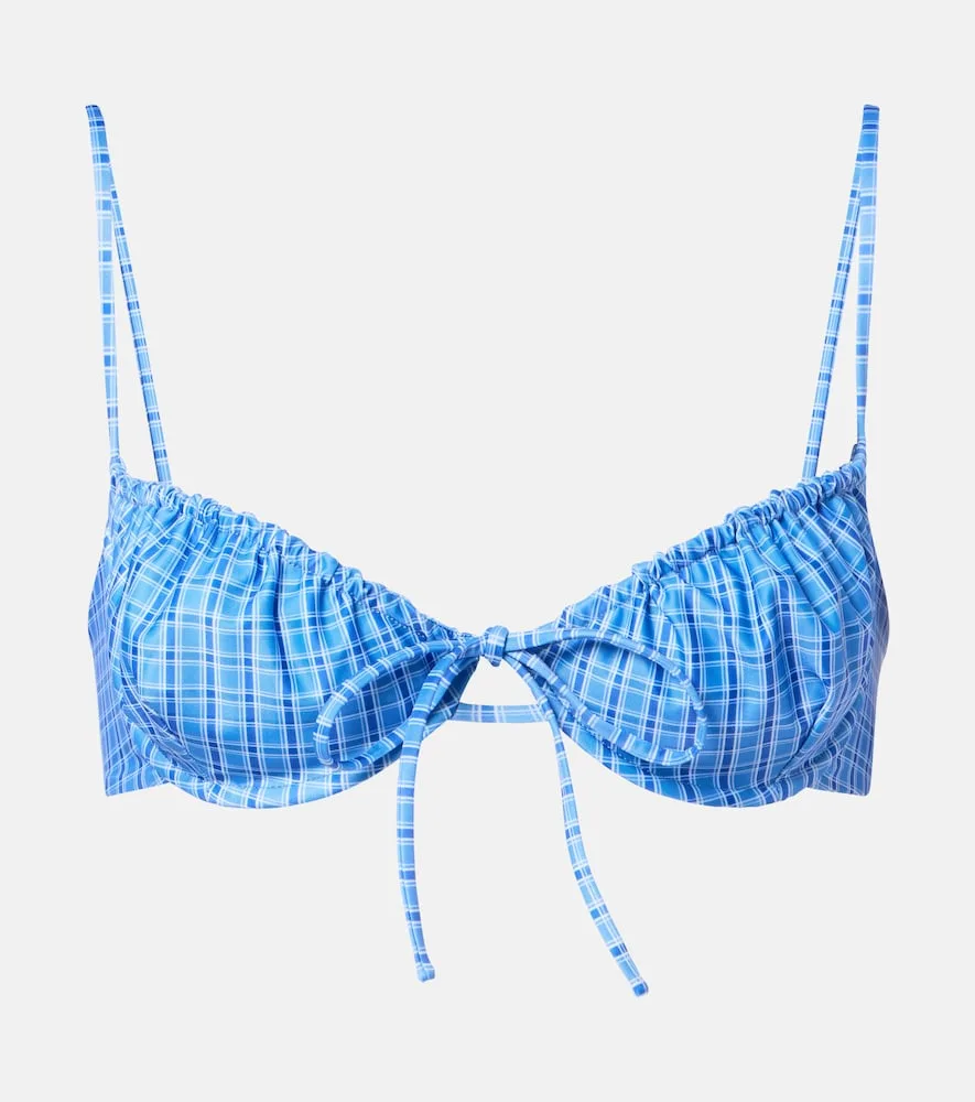 Haut De Bikini Ombra à Carreaux