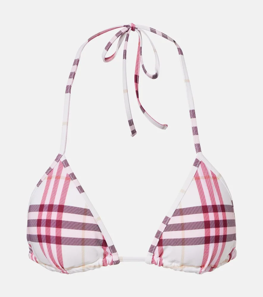 Haut De Bikini Burberry Check