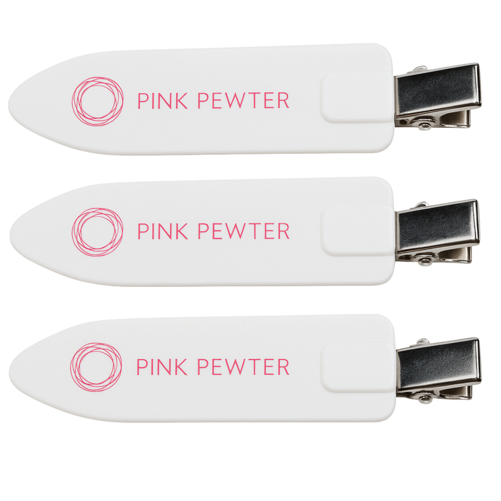 Oversized Creaseless Hair Styling and Sectioning Clips by Pink Pewter