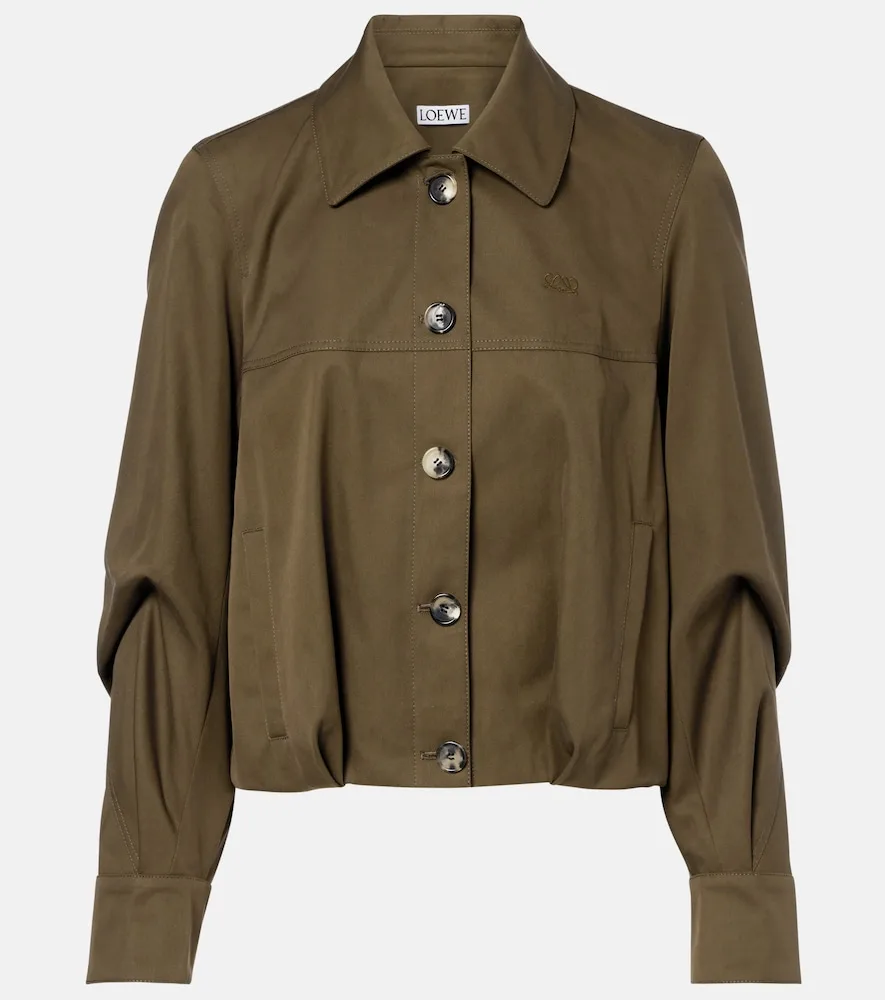 Veste En Coton Et Soie