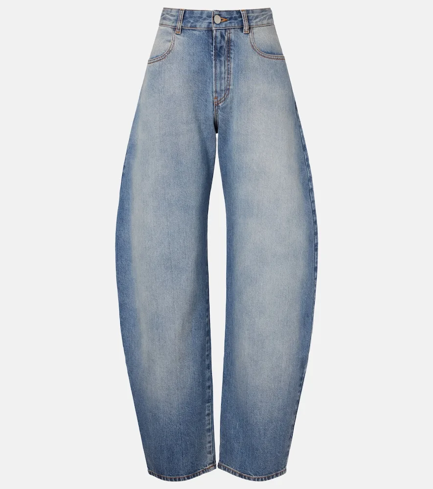 Alaïa Jean Barrel-Leg