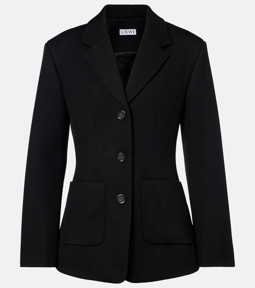 Veste En Laine Mélangée