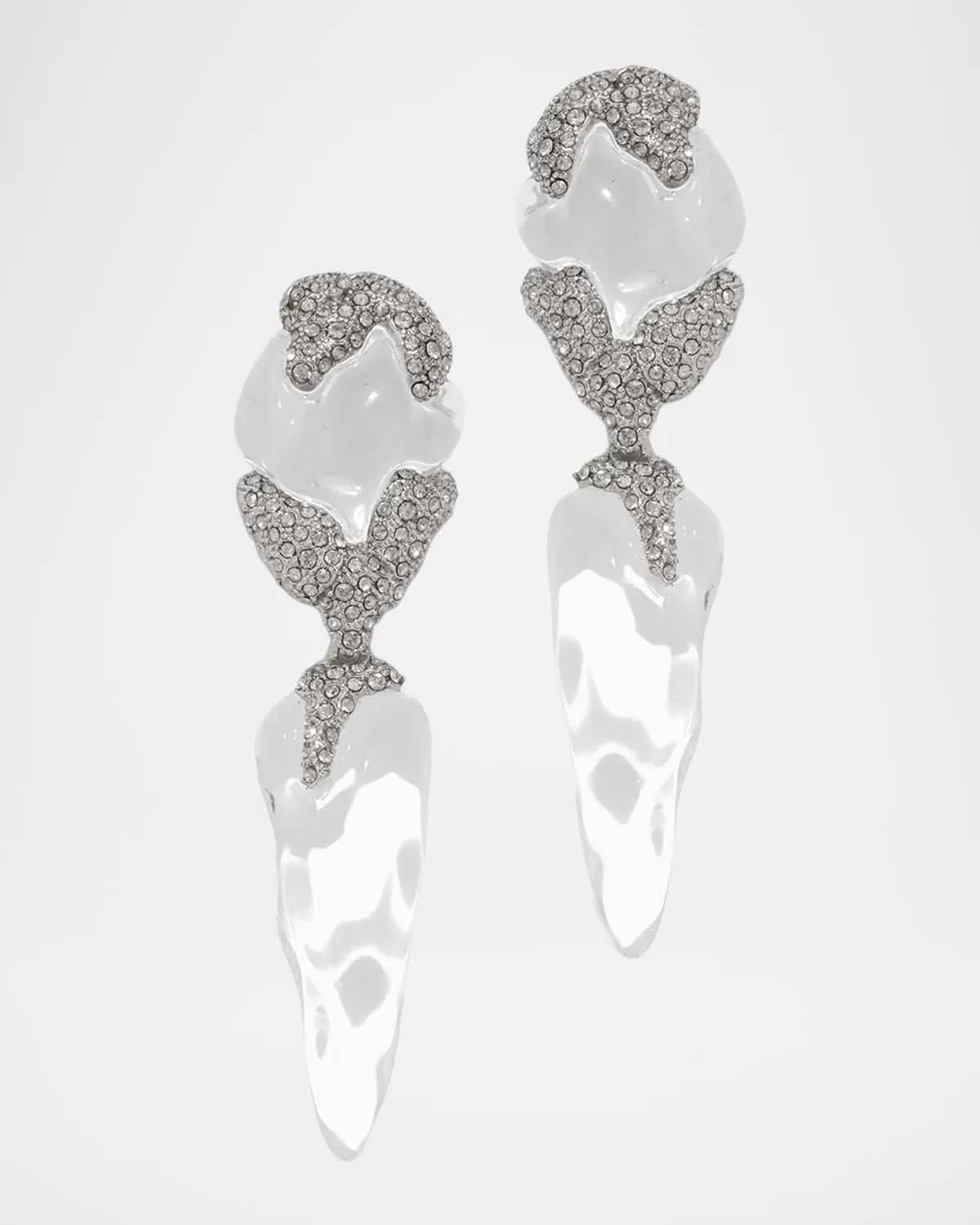 Silverlake Lucite Post Drop Earrings