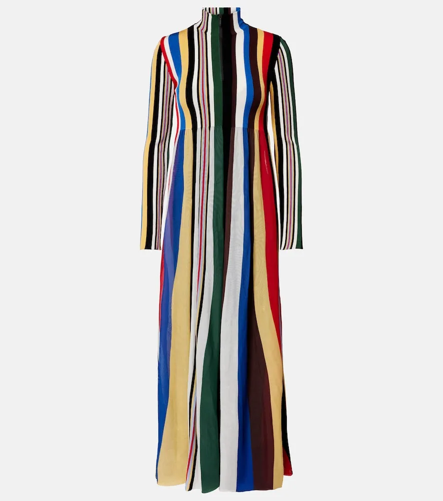 Robe Longue Rayée