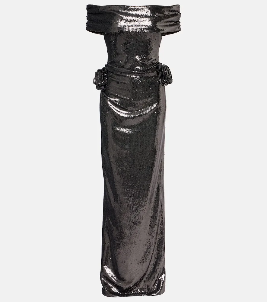 Robe Longue à Ornements