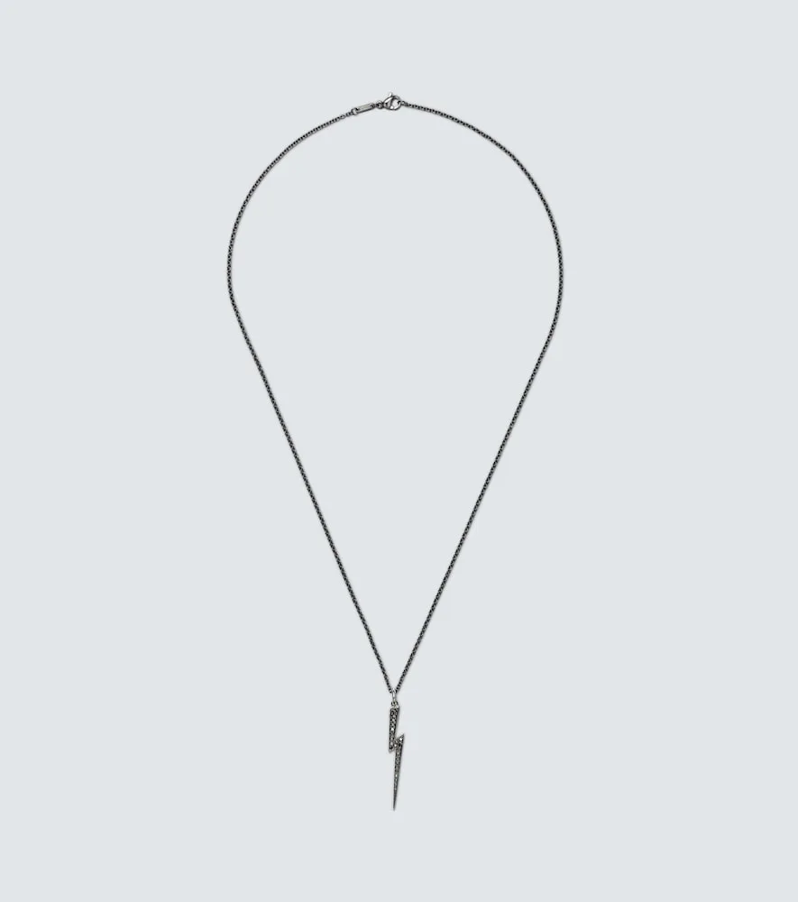 Collier Thunder En or Blanc 18 ct (750/1000) Avec Diamants