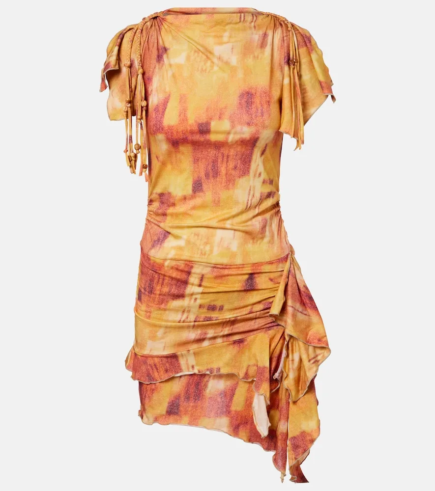 Robe Janick En Coton à Volants