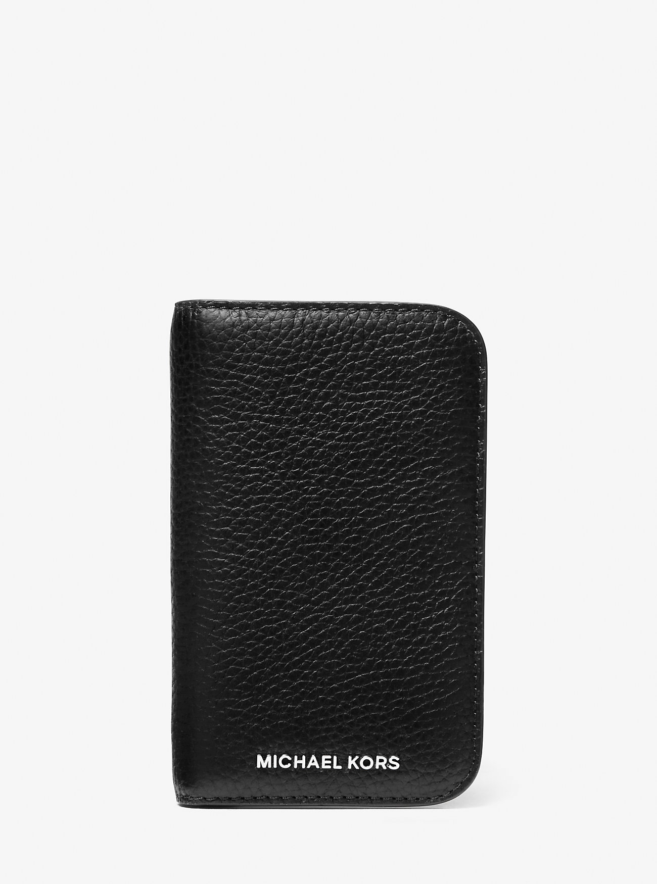 MK Hudson Pebbled Leather Billfold Wallet -