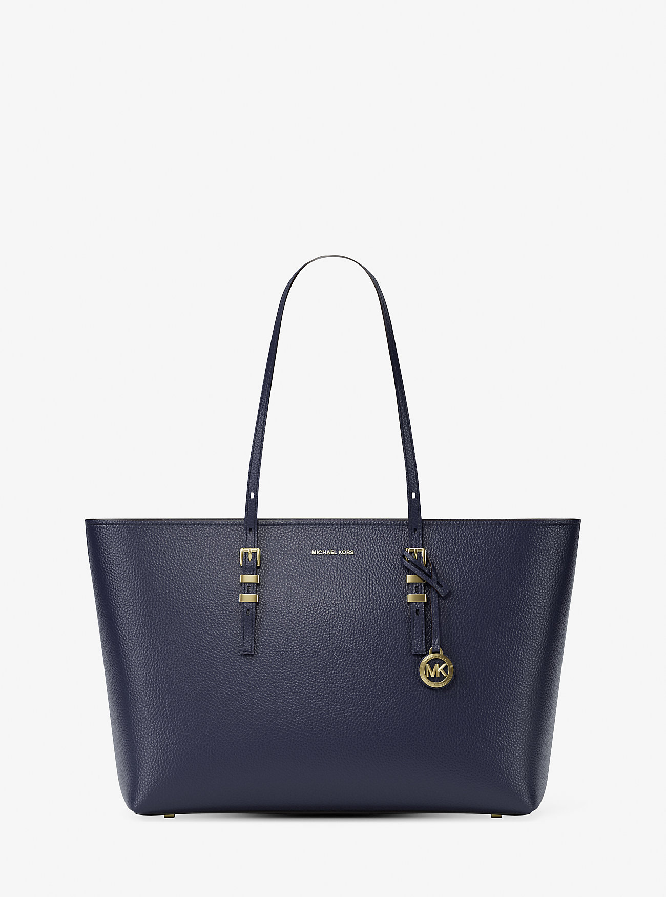 MK Quinn Large Pebbled Leather Tote Bag -
