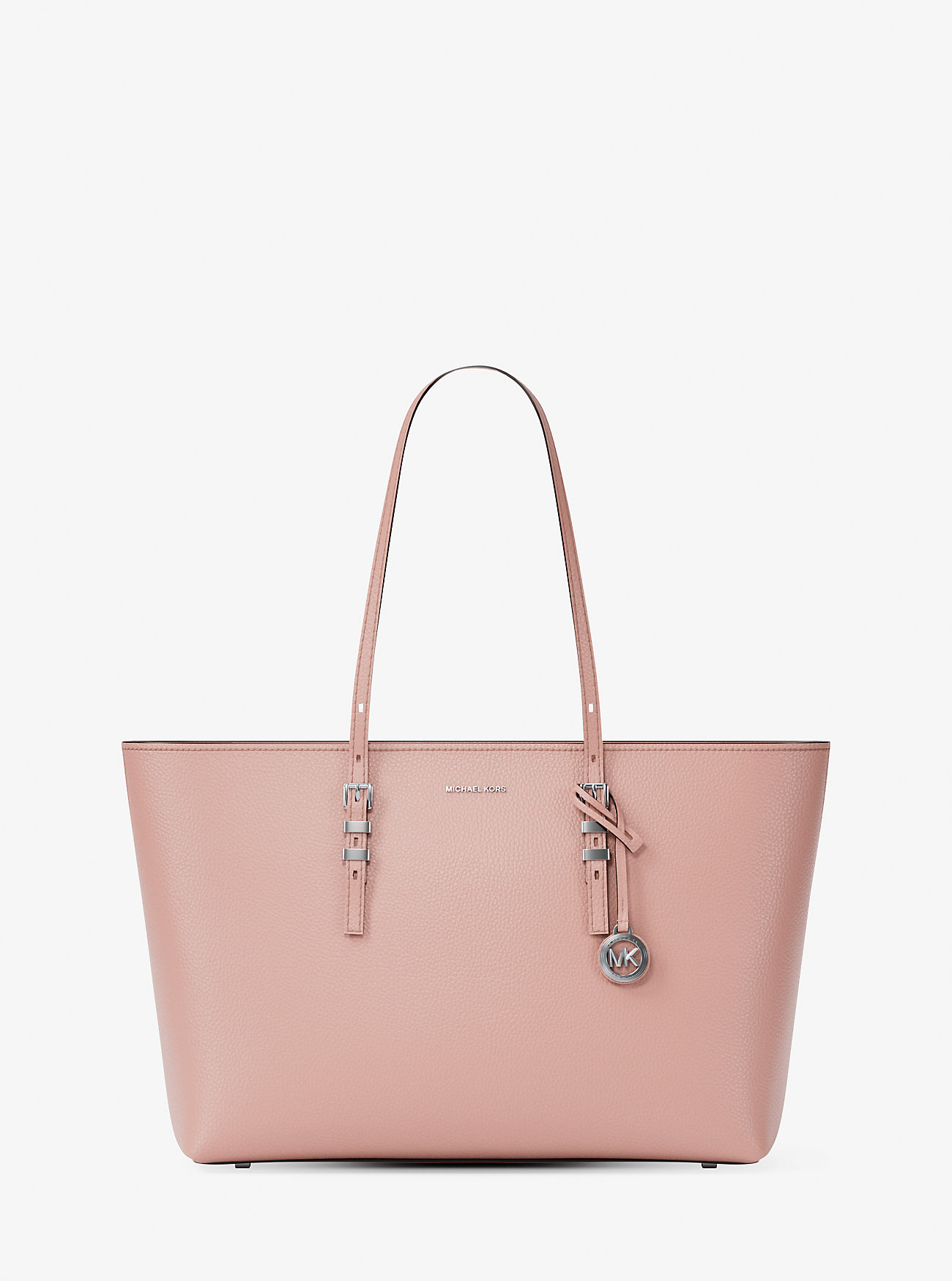 MK Quinn Large Pebbled Leather Tote Bag -