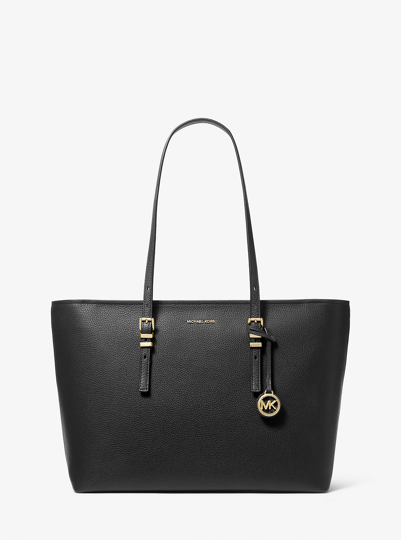 MK Quinn Large Pebbled Leather Tote Bag -