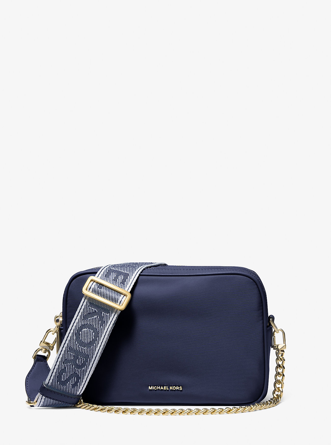 MK Bryant Medium Nylon Camera Crossbody Bag -