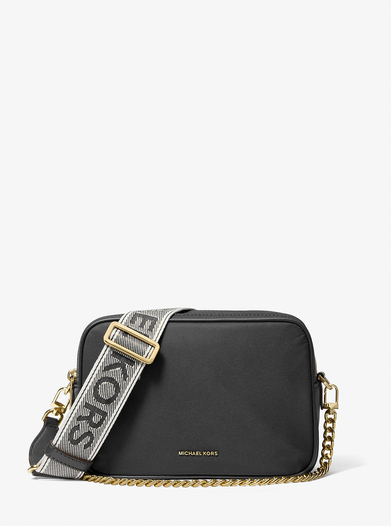 MK Bryant Medium Nylon Camera Crossbody Bag -