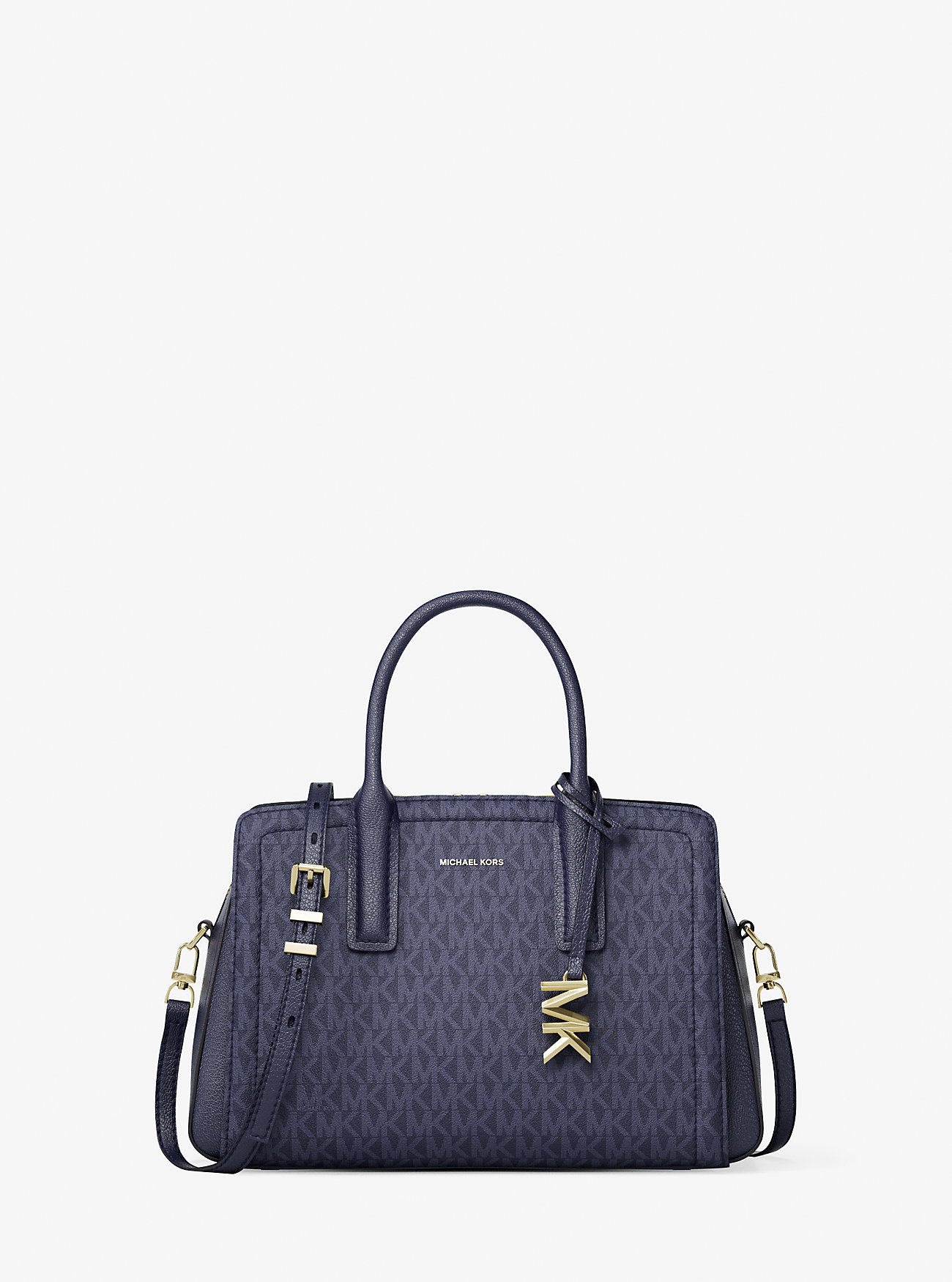 MK Laila Small Signature Logo Satchel -