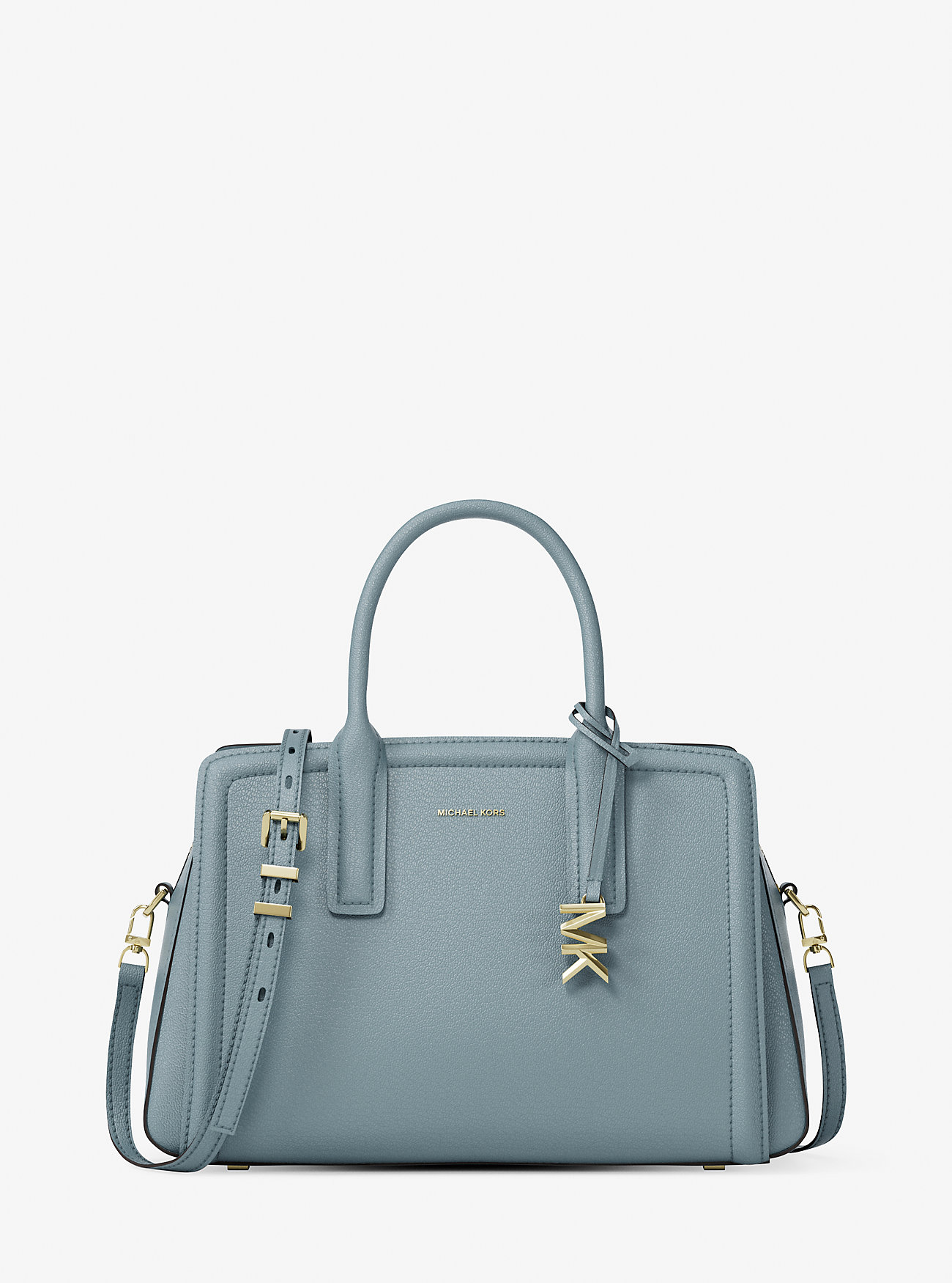 MK Laila Medium Leather Satchel -