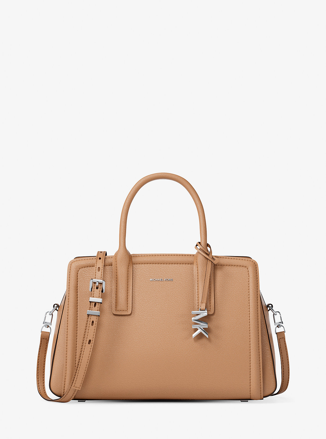 MK Laila Medium Leather Satchel -