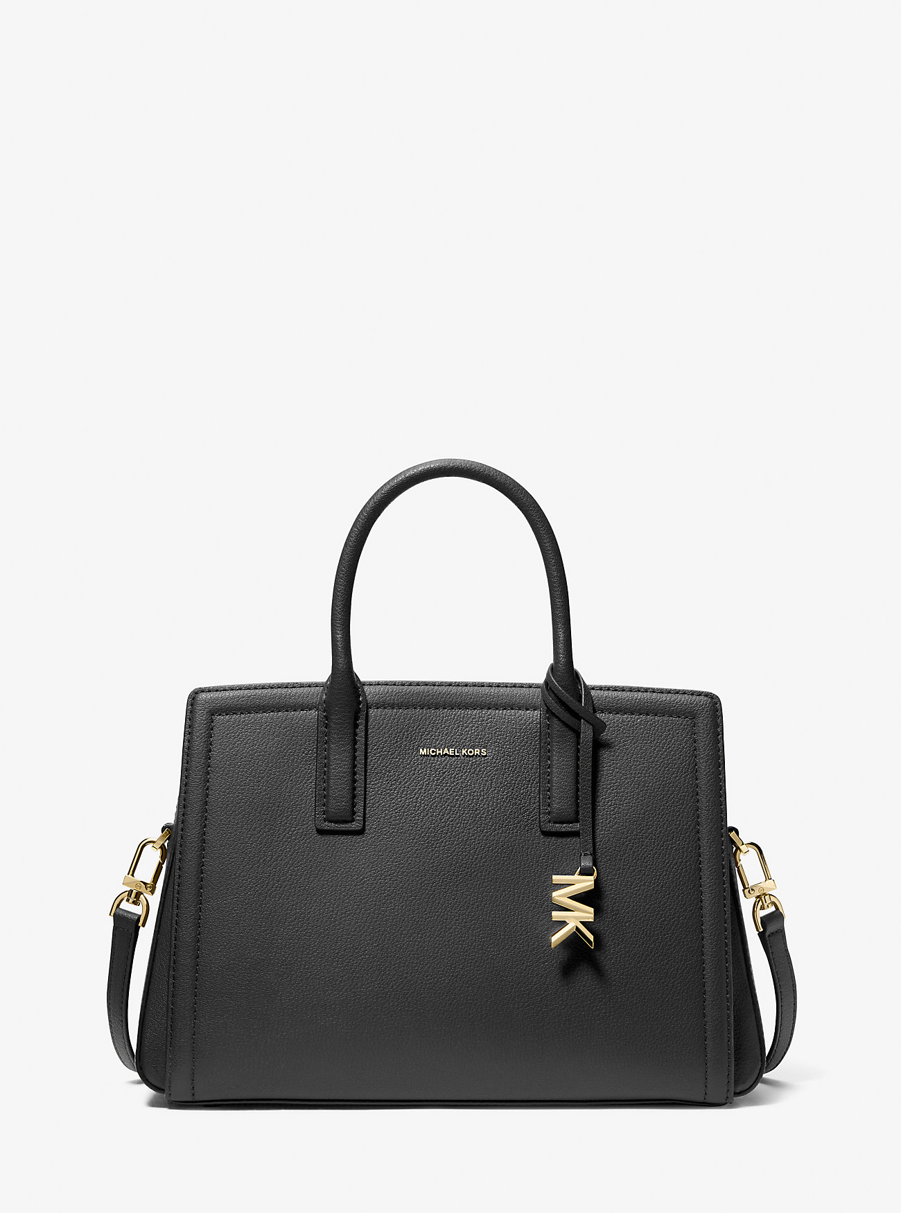 MK Laila Medium Leather Satchel -